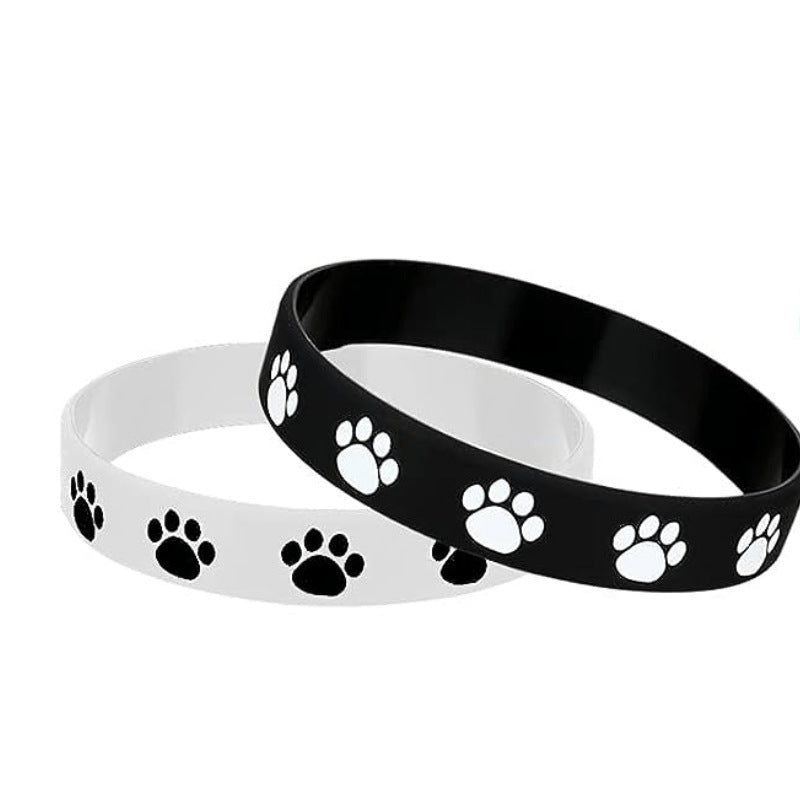 Caring Animal Festival Theme Party Event Rubber Printing Cute Cat Bracelets