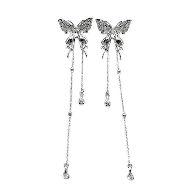 Long Fringe Female Light Luxury Minority Earrings