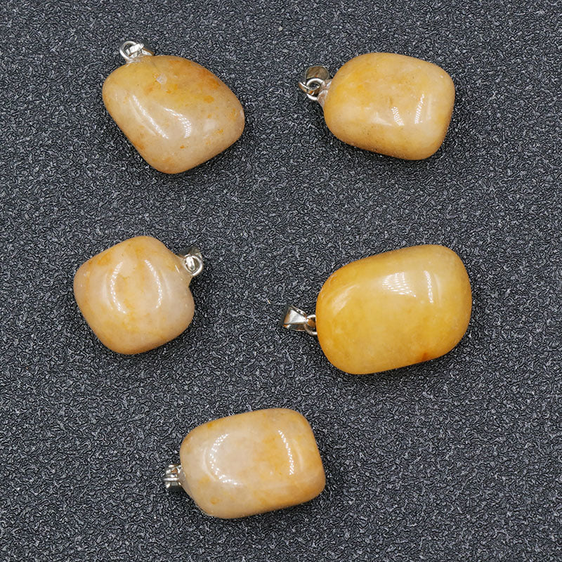 Stone Crystal Agate Small Colorful Jade Irregular Pendants