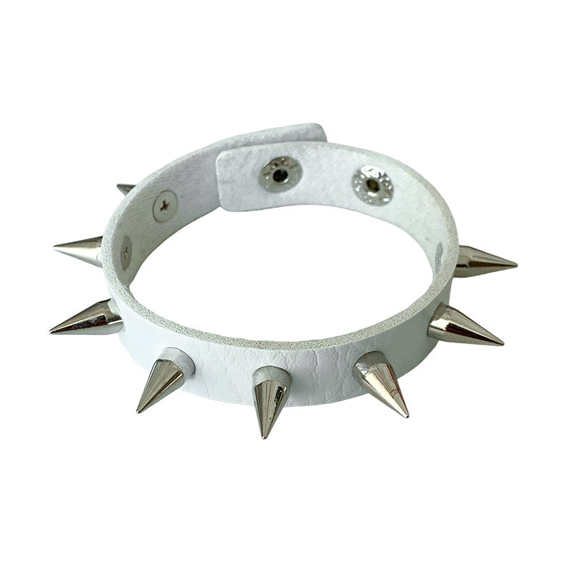 Punk Trendy Unique Rivet Couple Leather Rock Gothic Bracelets