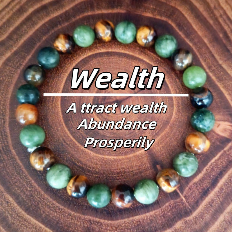 Glamorous Slouchy Attractive Natural Stone Crystal Bracelets