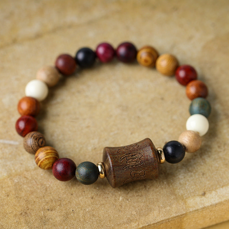 Crafts Brain Pattern Peach Pit Stall Scenic Spot Small Bracelet