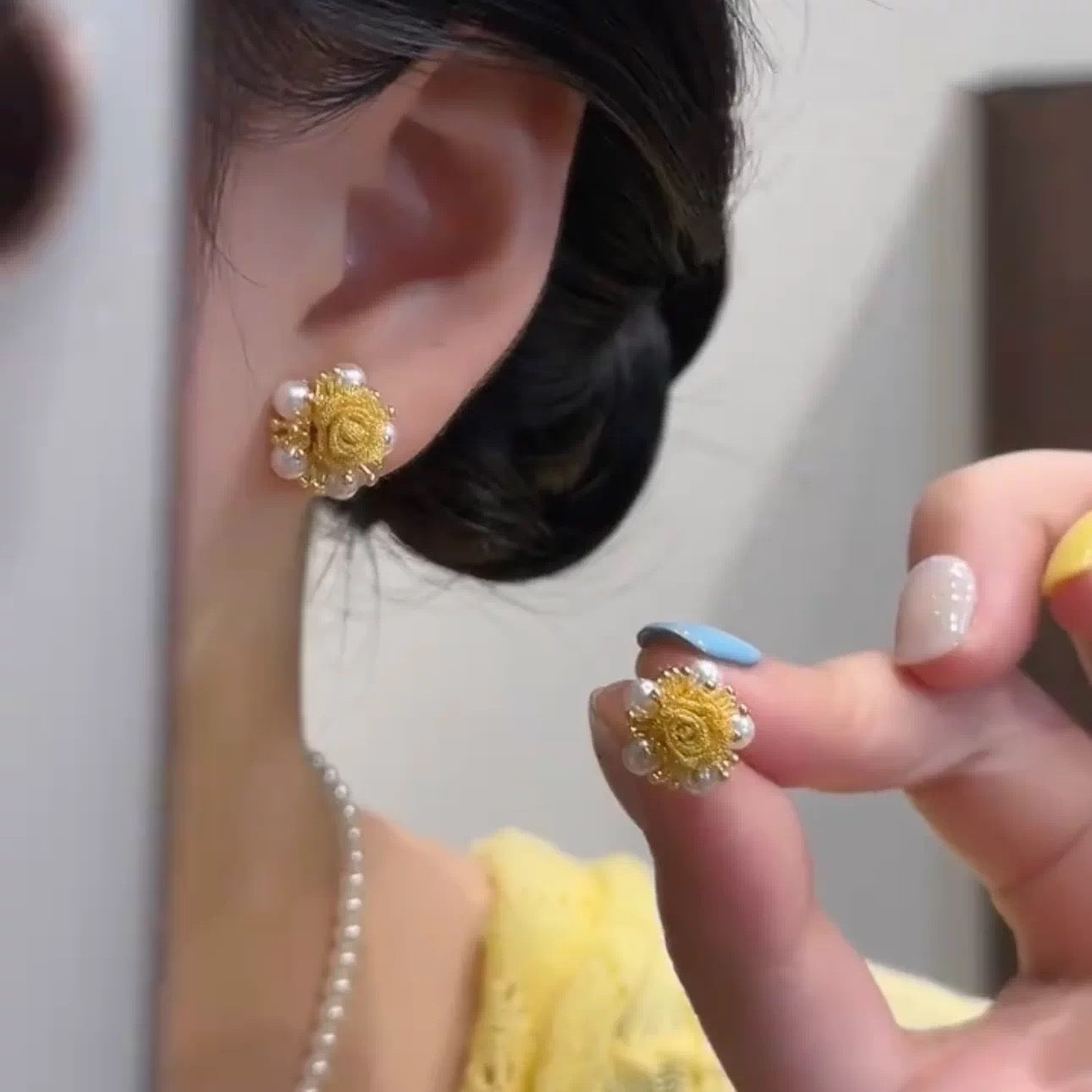 Women's Sier Pin Elegant Slim Fit Tassel Earrings