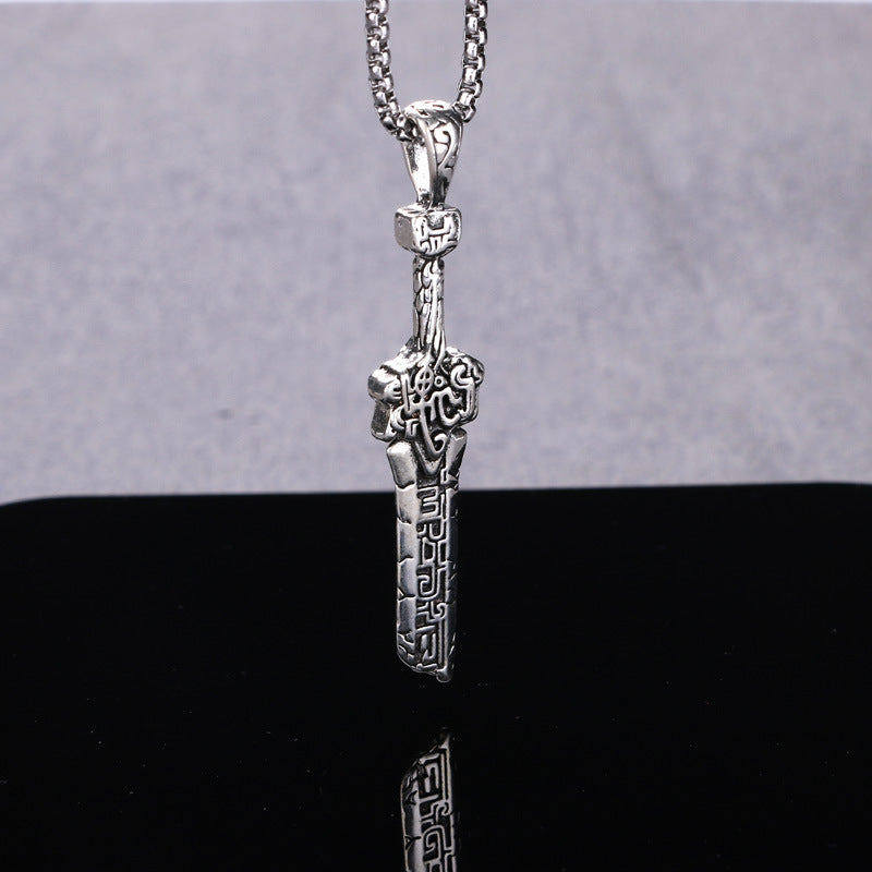 Women's & Men's Fashion Personality Street Hip Hop Simple Vintage Sweater Necklace