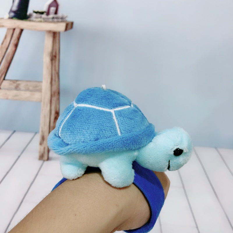 Children's Plush Cartoon Pop Cute Sun Flower Couple Female Dinosaur Slap Bracelet