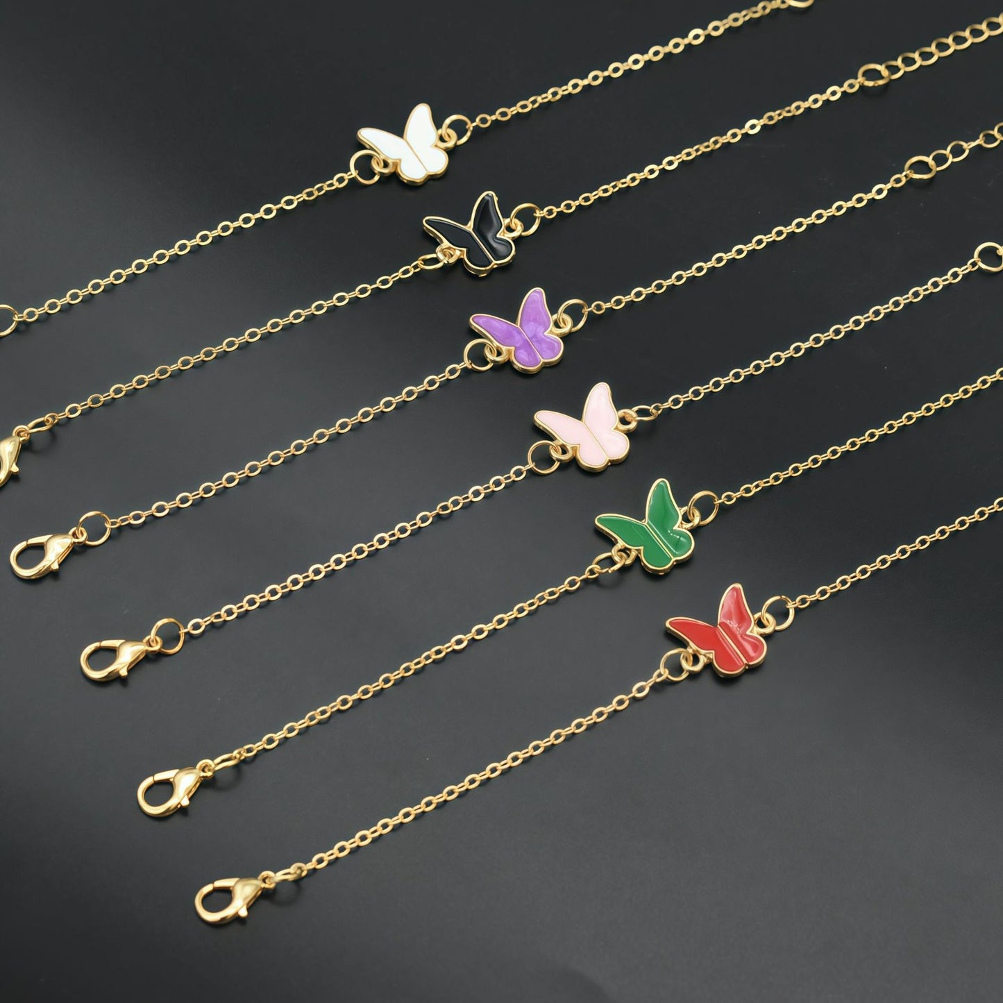 Women's Korean Style Butterfly Simple Versatile Chain Bracelet