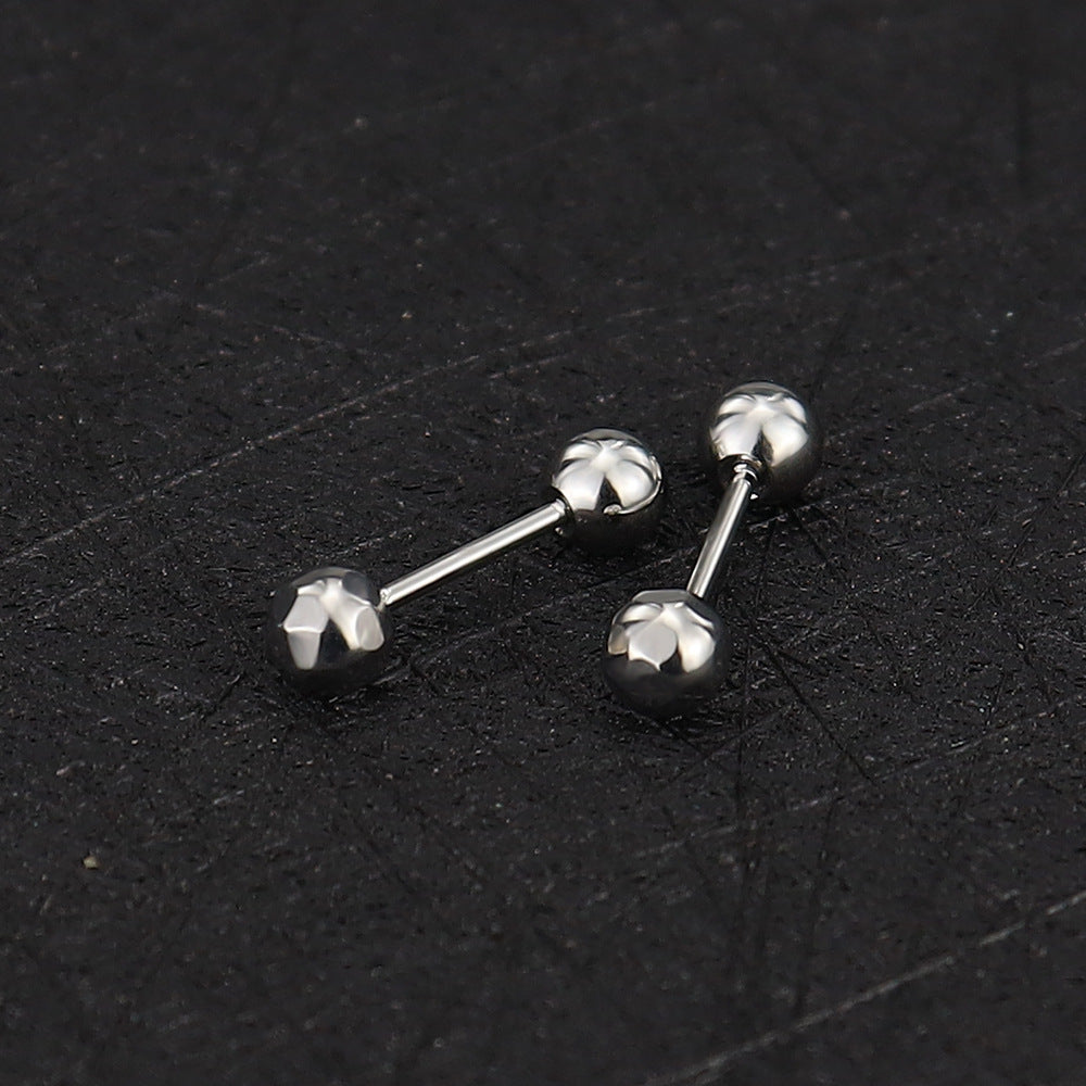 Stainless Steel Ear Bone Nail Mini Piercing Screw Rings