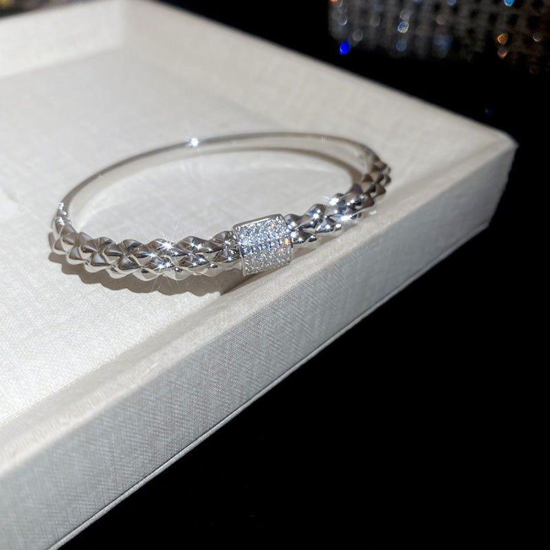 Women's Oval Leaf Small Fresh Gentle Temperament Light Luxury High Sense Bracelet