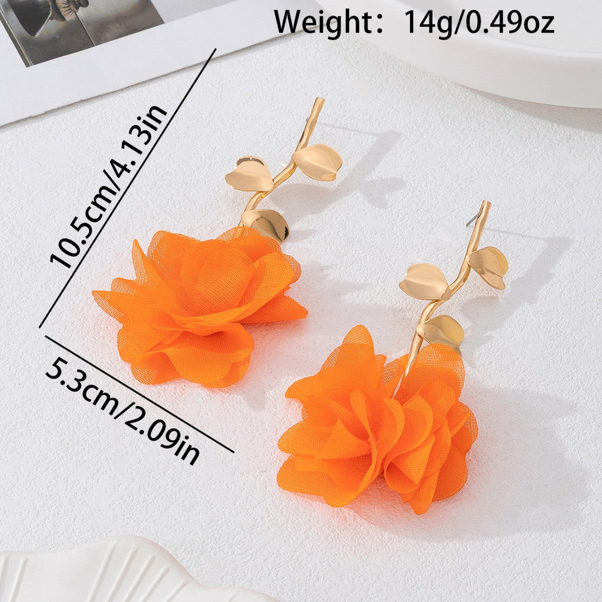 Women's Trend Tassel Flowers Suitable For Party Holiday Earrings