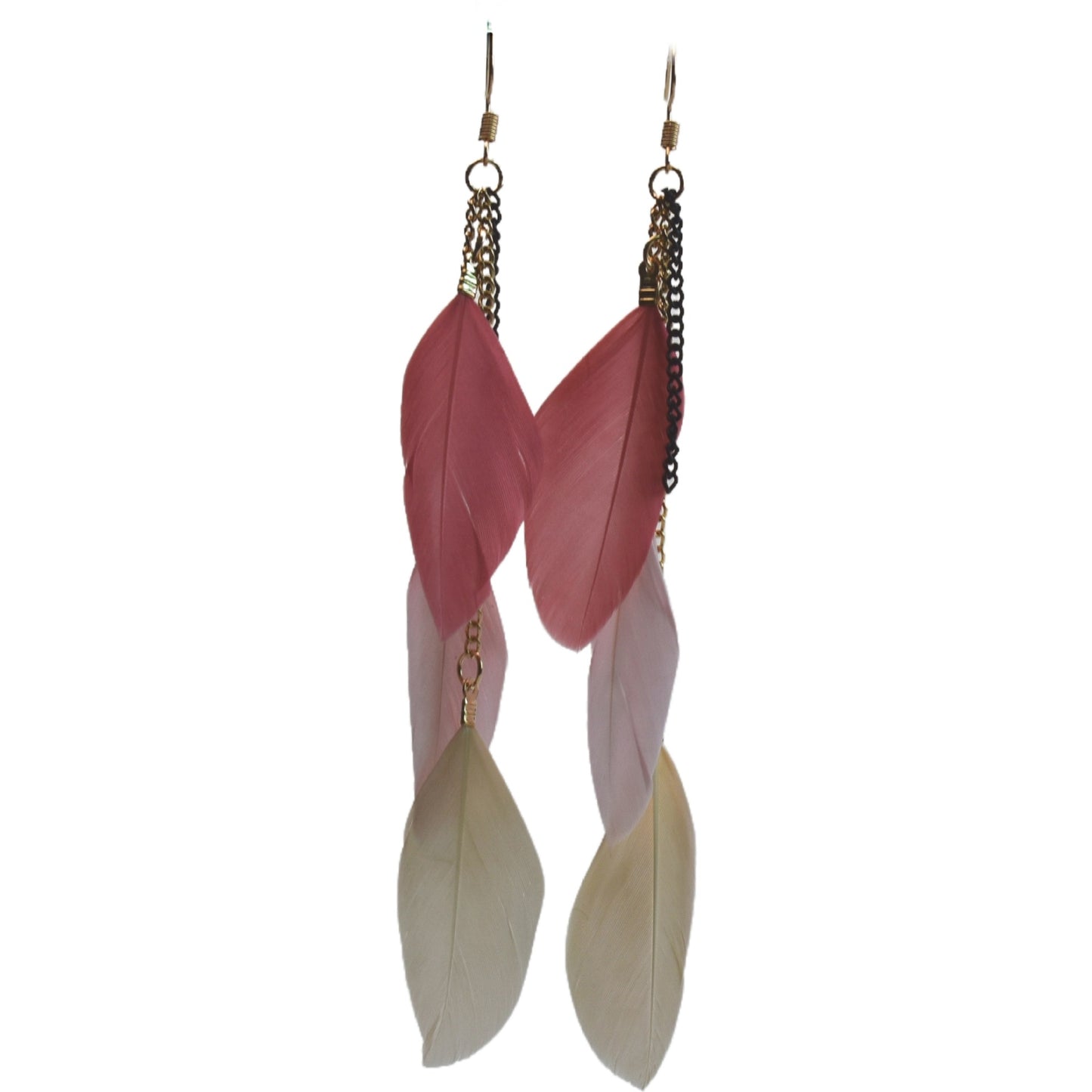 Classy Casual Cool Ethnic Style Feather Earrings