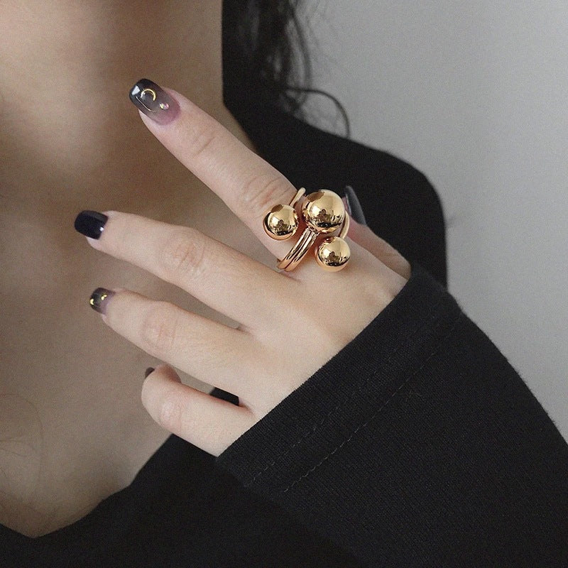 Women's Fashion Irregular Planet Index Finger Adjustable Ring