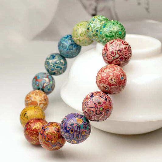 Paint Beads Opal Loose Wooden Beaded Rosewood Embryo Single Bracelets