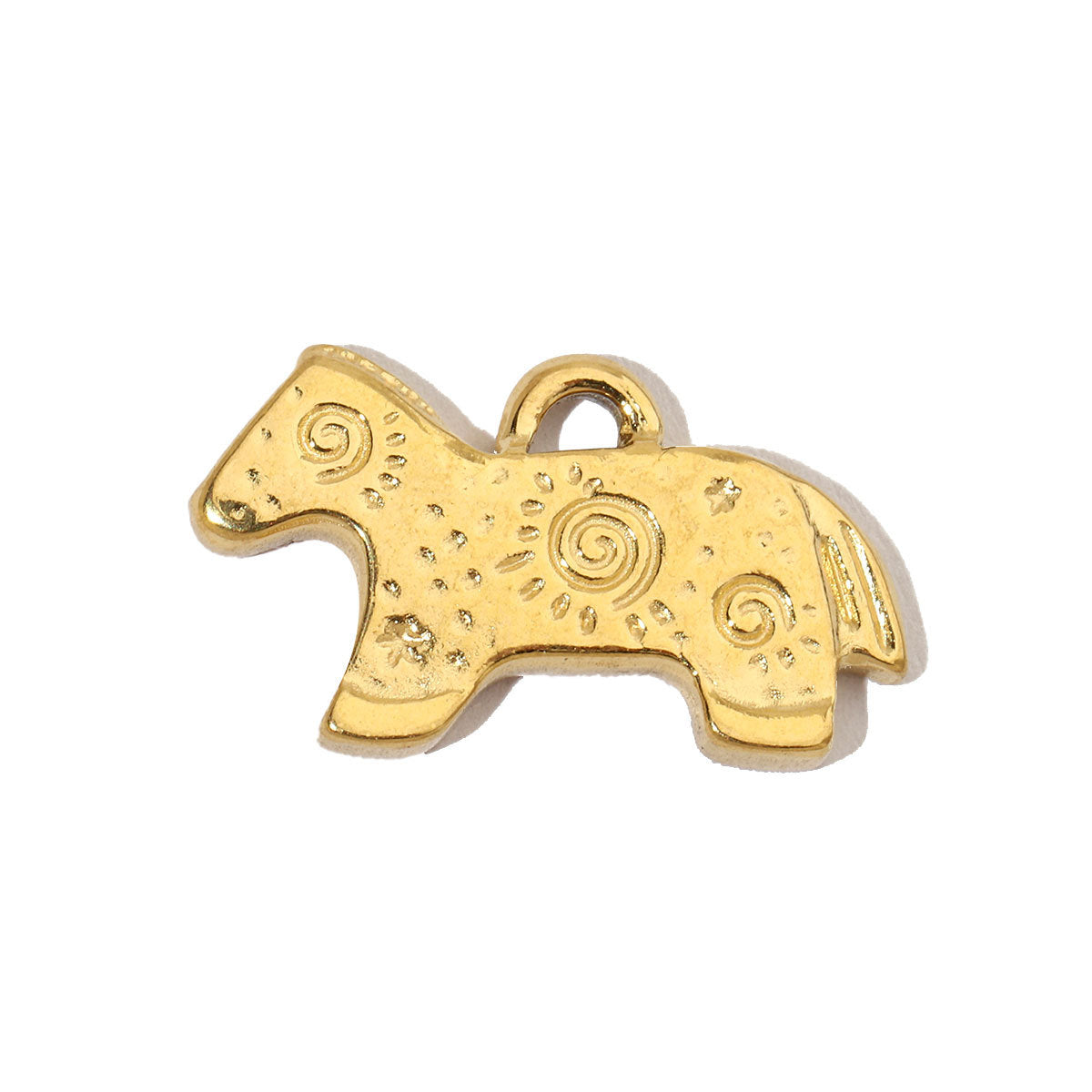 Dog French Style Retro Titanium Steel Pendants