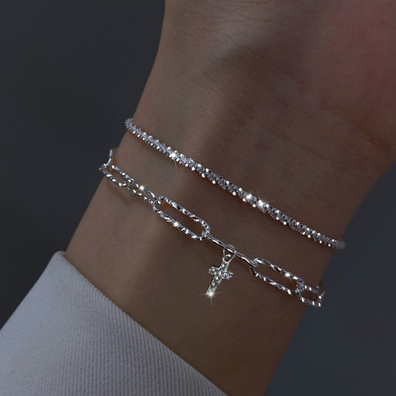 Women's Sparkling For Design Light Luxury High-grade Bracelets