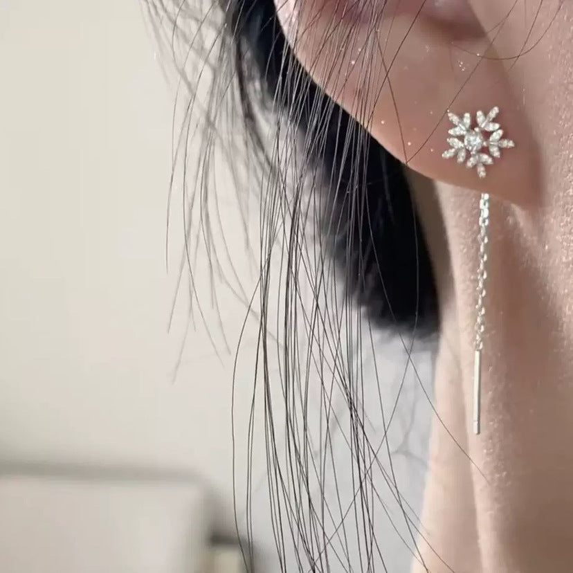Chinese Style Ear Bone Spiral Exquisite Stud Earrings