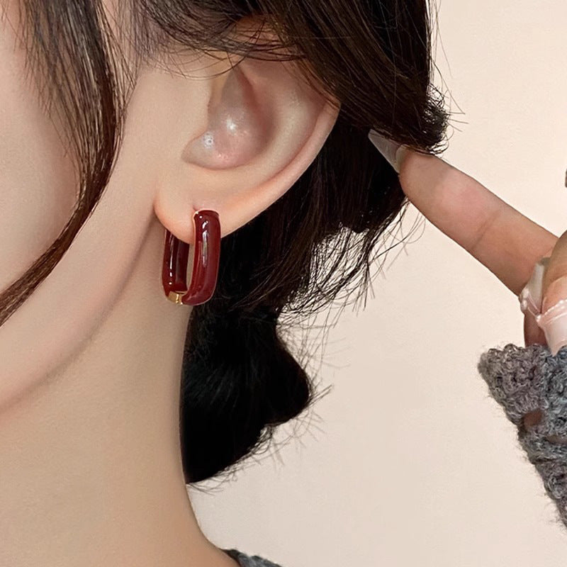 Luxury Niche Design Ear Clip Elegant Earrings