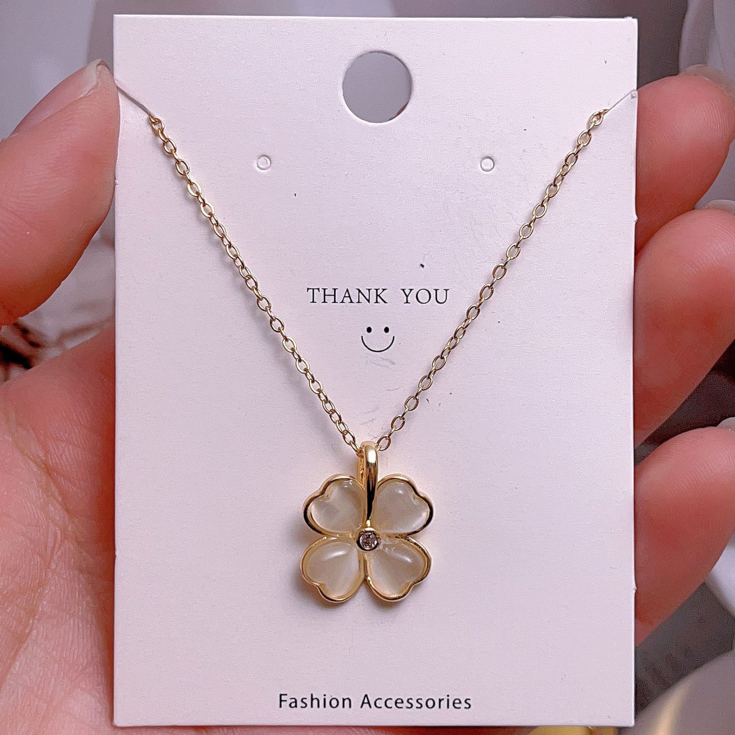 Women's Fashion Simple Love Design Light Luxury Necklace