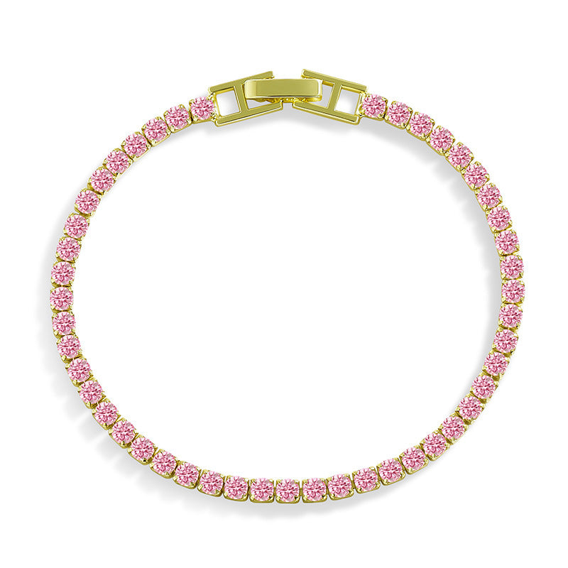 Interest Light Luxury Zircon Starry Full Diamond White Bracelet