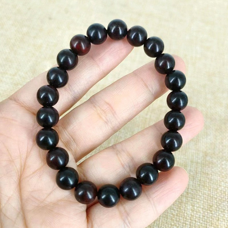 Women's & Men's Sandalwood Mini Single Circle Style Small Bracelet