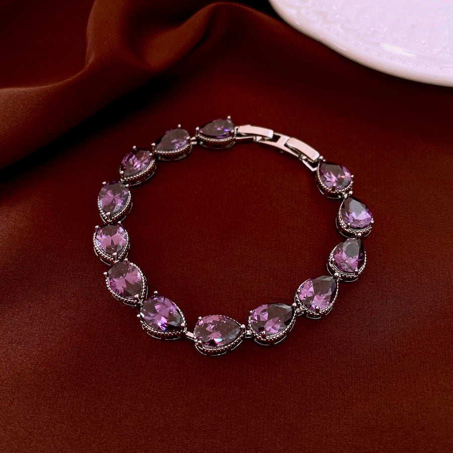 Zircon Twist Twisted Adjustable Simple Fashion Temperament Personalized Bracelet