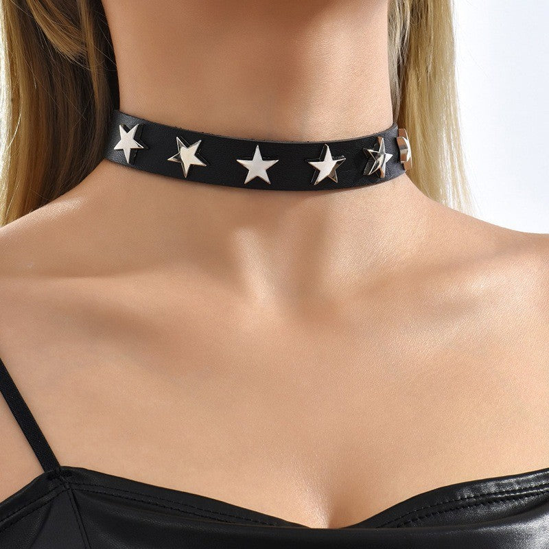 Dark Style Personality Skull Spider Collar Necklaces