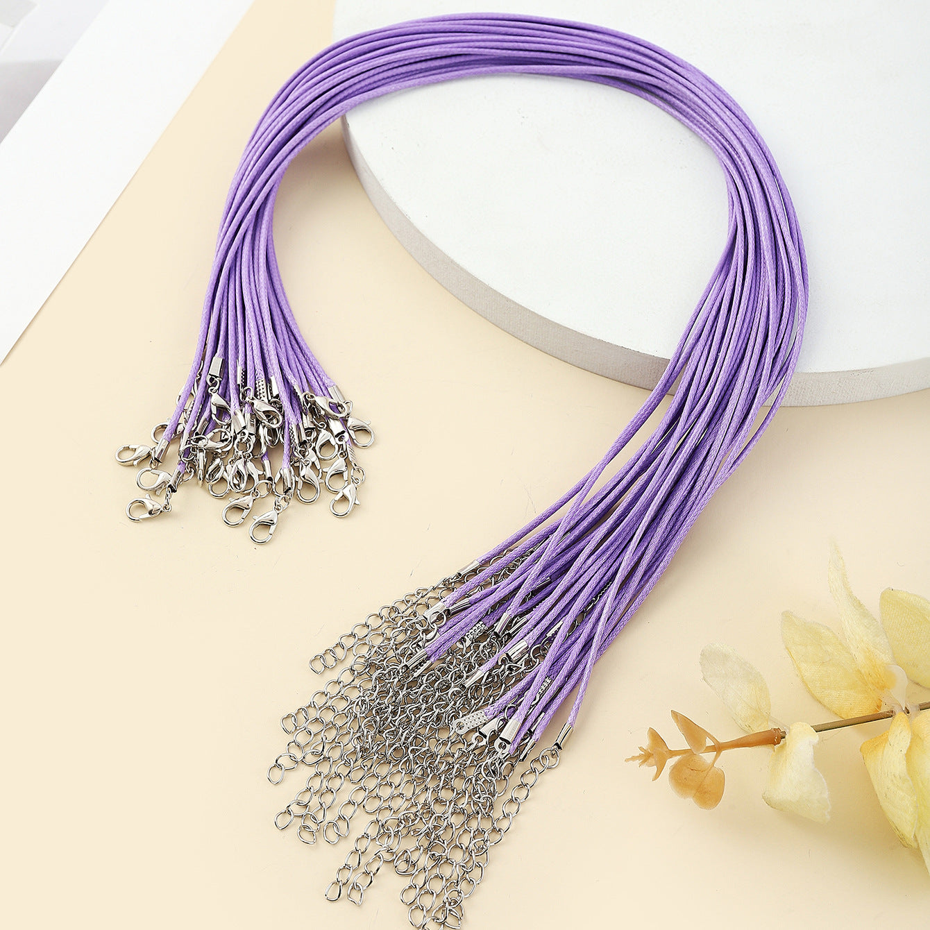 Line Leather String Colors Single Rope Pendants