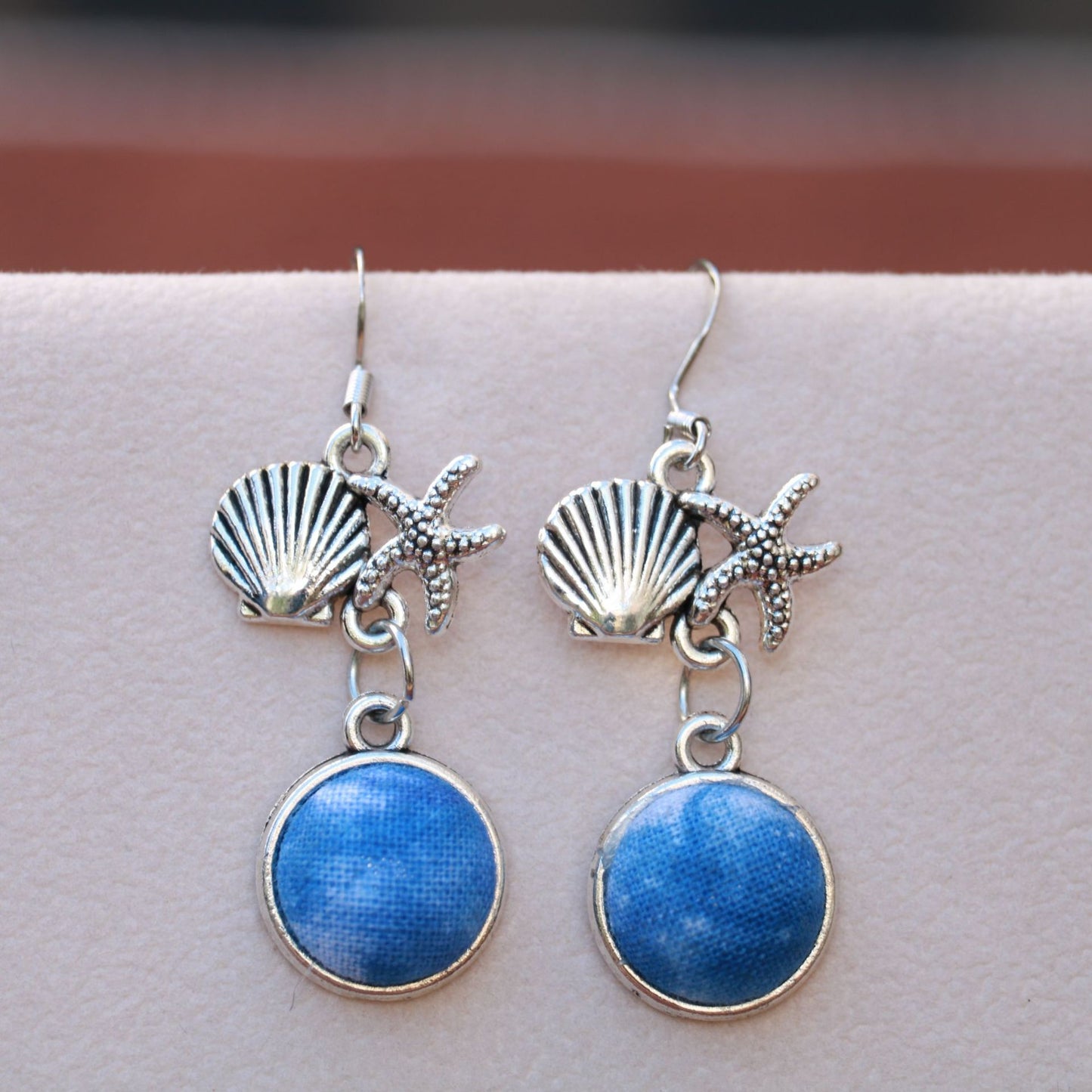 Yunnan Dali Ethnic Style Handmade Fabric Earrings