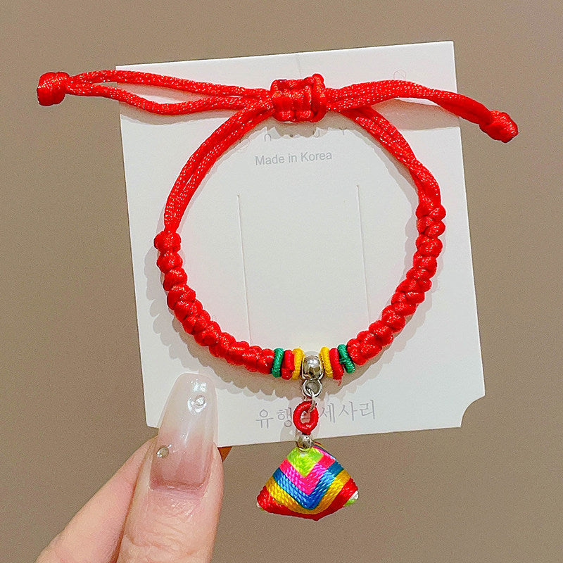 Boat Festival Carrying Strap Colorful Rope Wind Hand-woven Bracelet