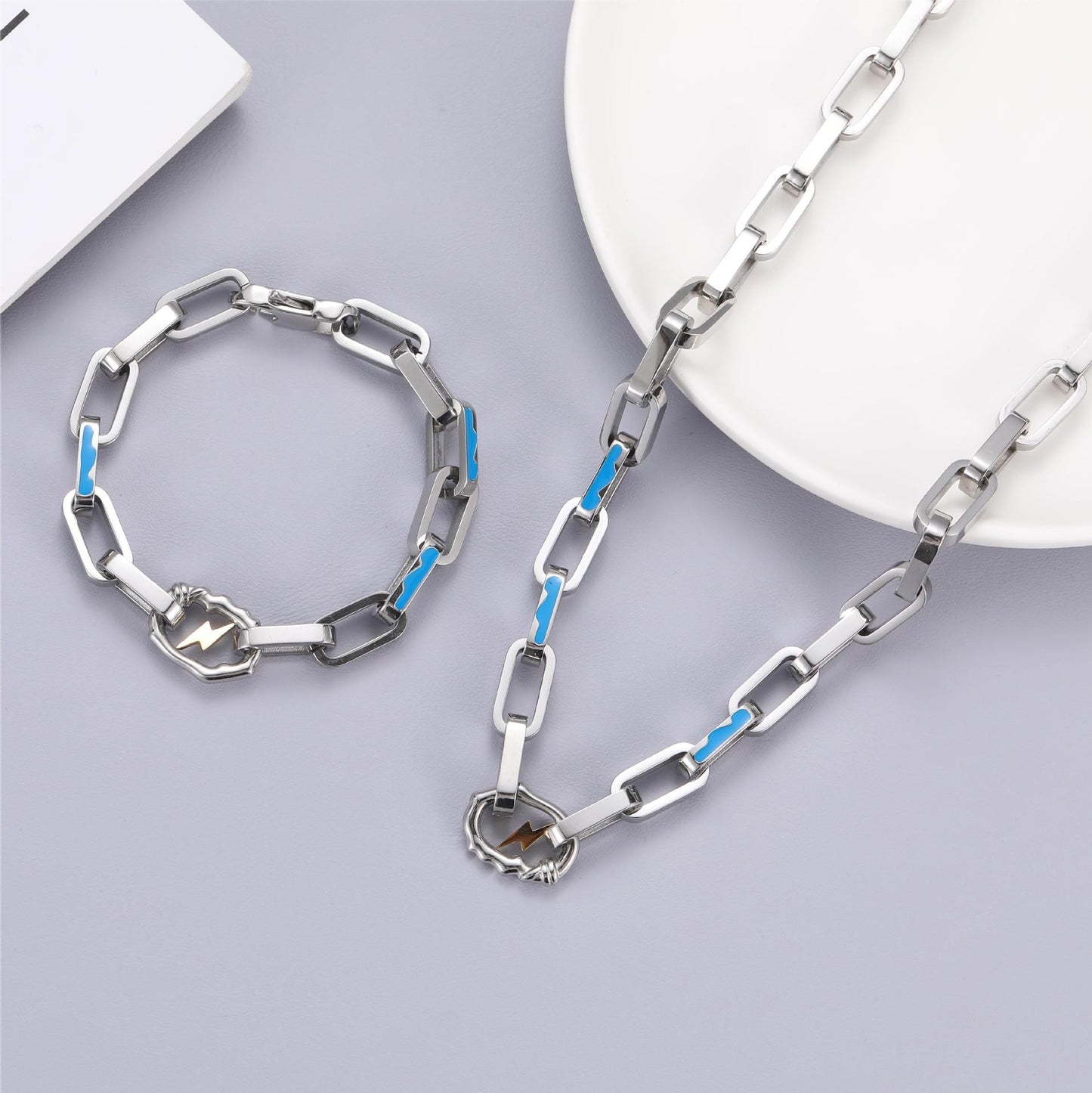 Thick Type Design High-grade Boys Hip Bracelets