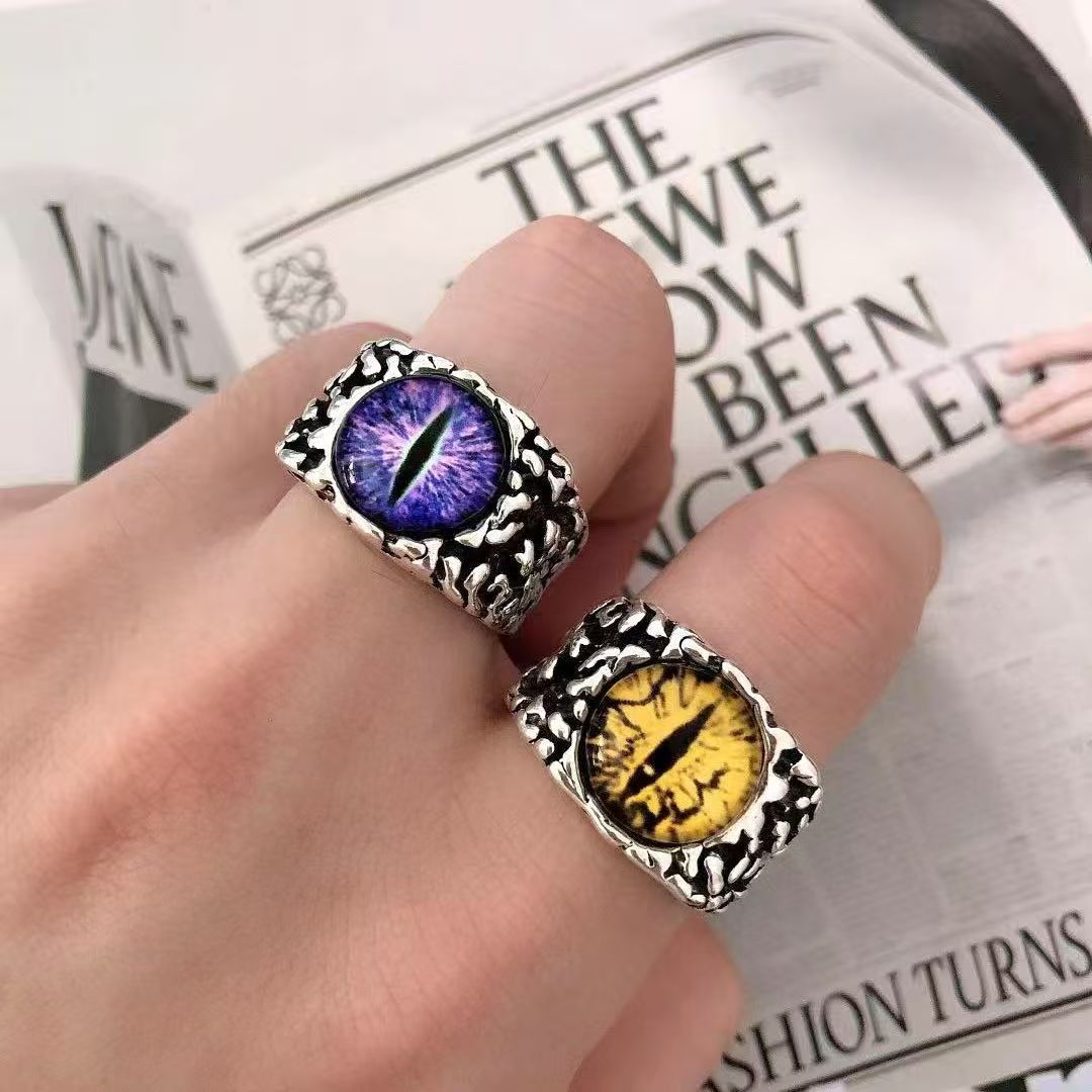 Men's Punk Exaggerated Alloy Hip Hop Cool Handsome Ring