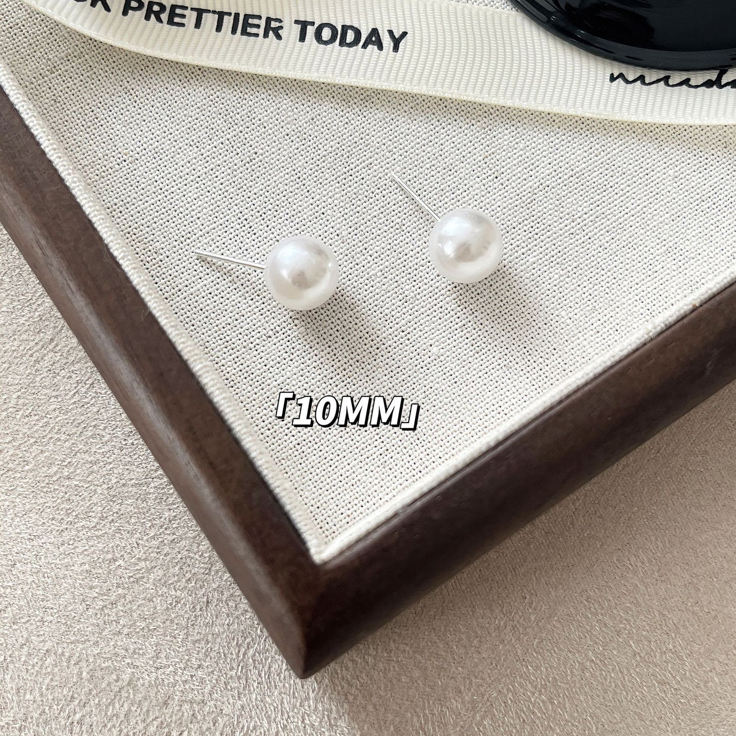 Women's Sier Fashion Minority Simple High-grade Pearl Stud Earrings