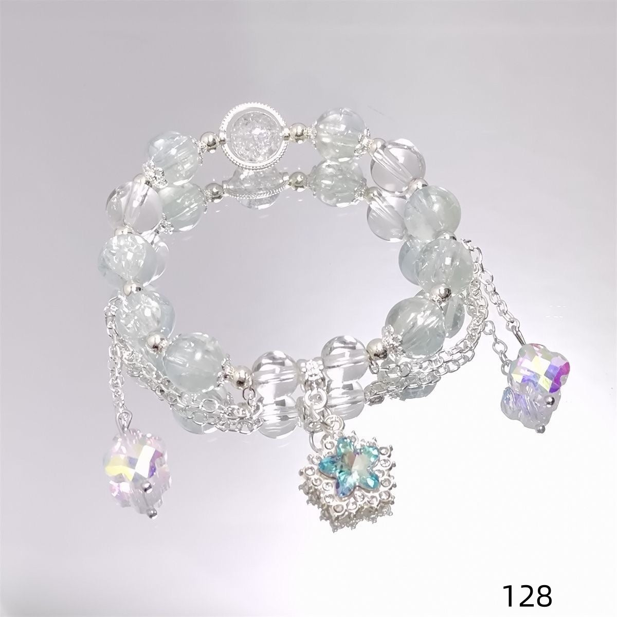 Colorful Crystal String Beads Fishtail Sweet Super Fairy Girlfriends For Bracelets