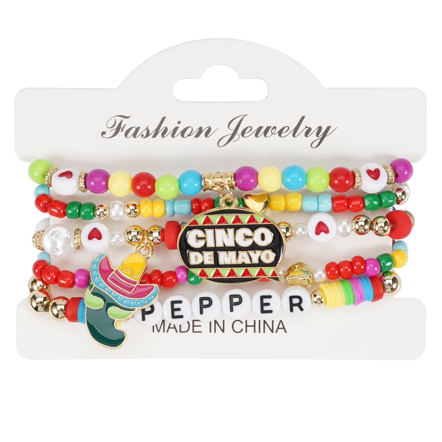 Mexican Pepper Festival Carnival Party Bohemian Bracelet