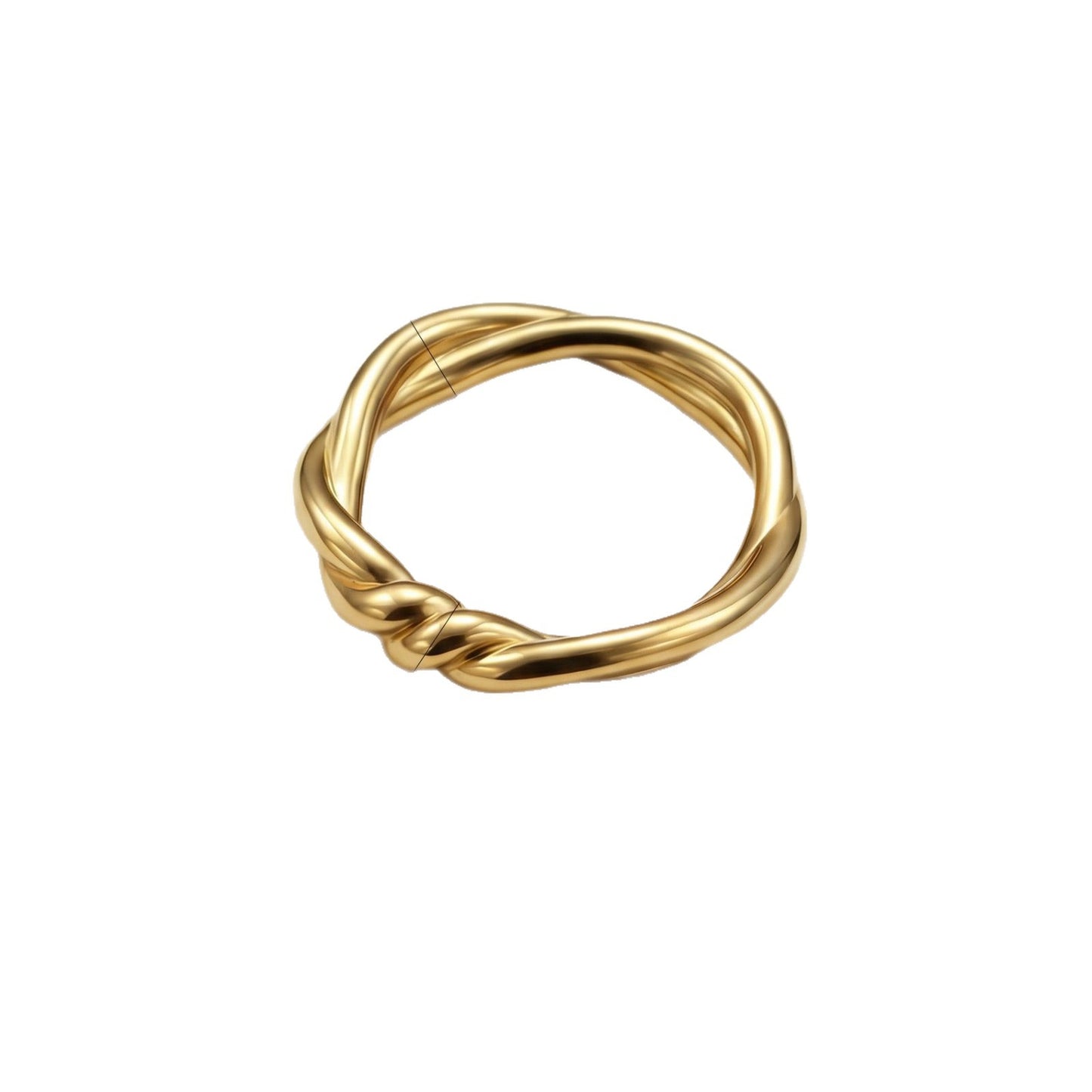 Simple Twist Female Design Index Finger Ring