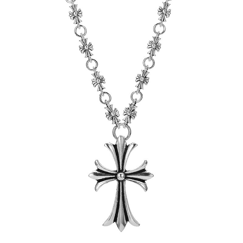 Women's & Men's Classic Cross Chain Fashion Fashionable Sweet Cool Neutral Necklace