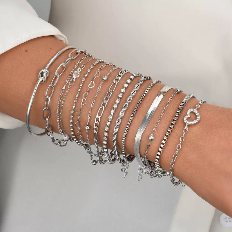 Women's Hand Style Metal Chain Irregular With Bracelet