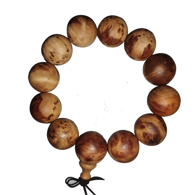 Arborvitae Sichuan Material Rosary Solid Wood Handicraft Wooden Bracelet
