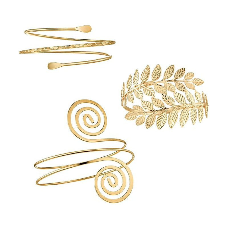 Graceful Fashion Leaf Beautiful Flowers Armband Bracelets