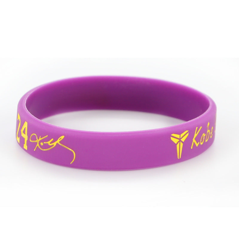 Basketball Silicone Rubber James Curry Harden Durant Bracelet
