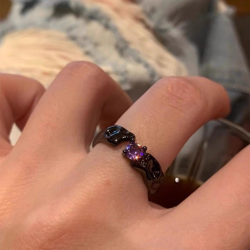 Durable Attractive Versatile Forbidden Romance Niche Ring