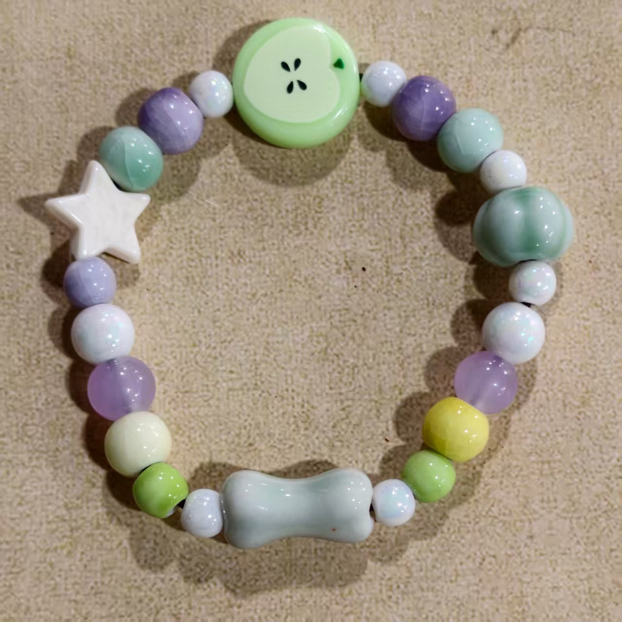 Alloy Ceramic Ethnic Style Single Handmade Filament Bracelet