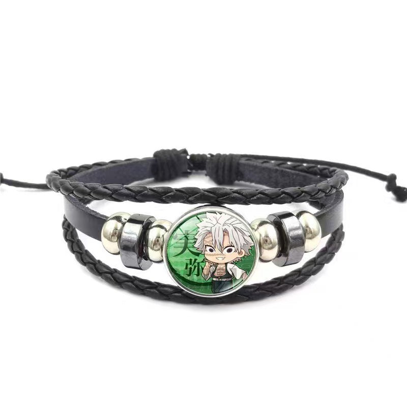 No Leather Woven Twin Wind Sweet Bracelet