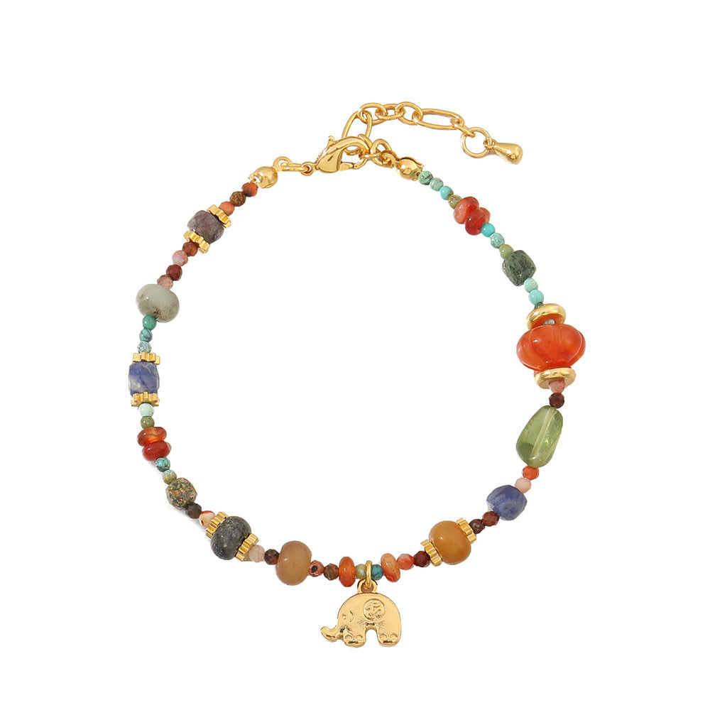 Style Lucky Natural Stone Design Retro Bracelets