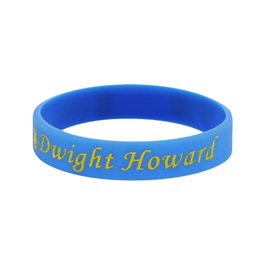Star Concave Thickened Silicone Kobe James Basketball Bracelet