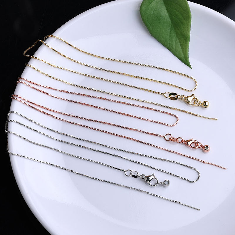 Adjustable Circumference Chain Ball Plunger Box Return Pattern Chopin Necklace