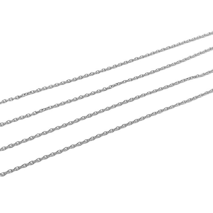 Women's Titanium Steel Chain O-shaped Stainless Cross Necklace
