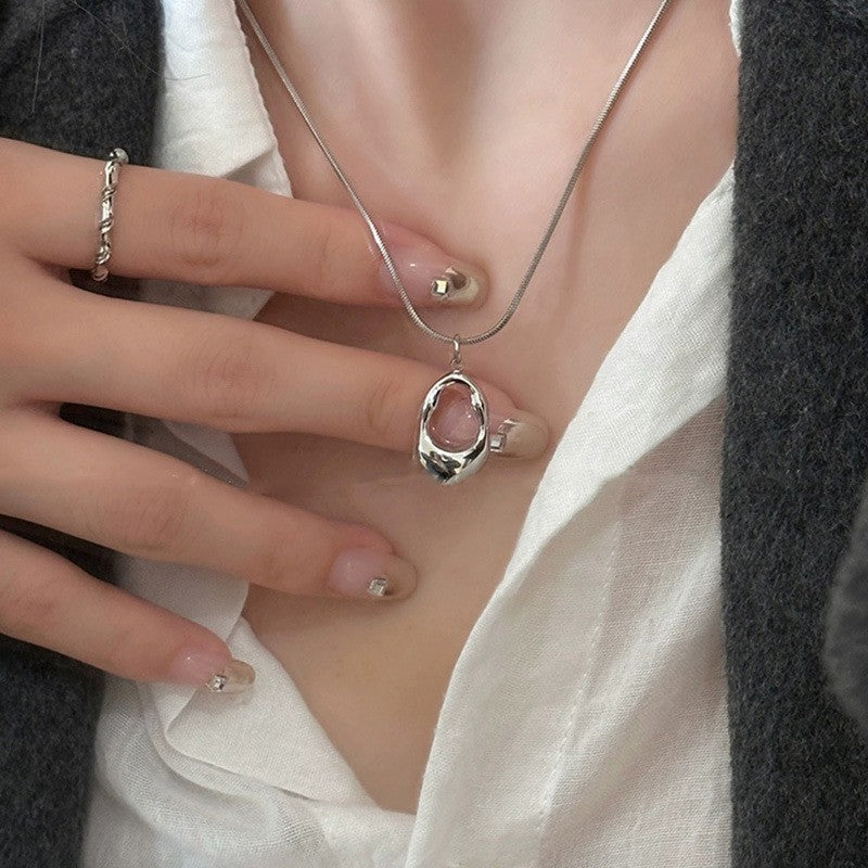 Women's Heart Light Luxury Minority Clavicle Chain Cold Necklace