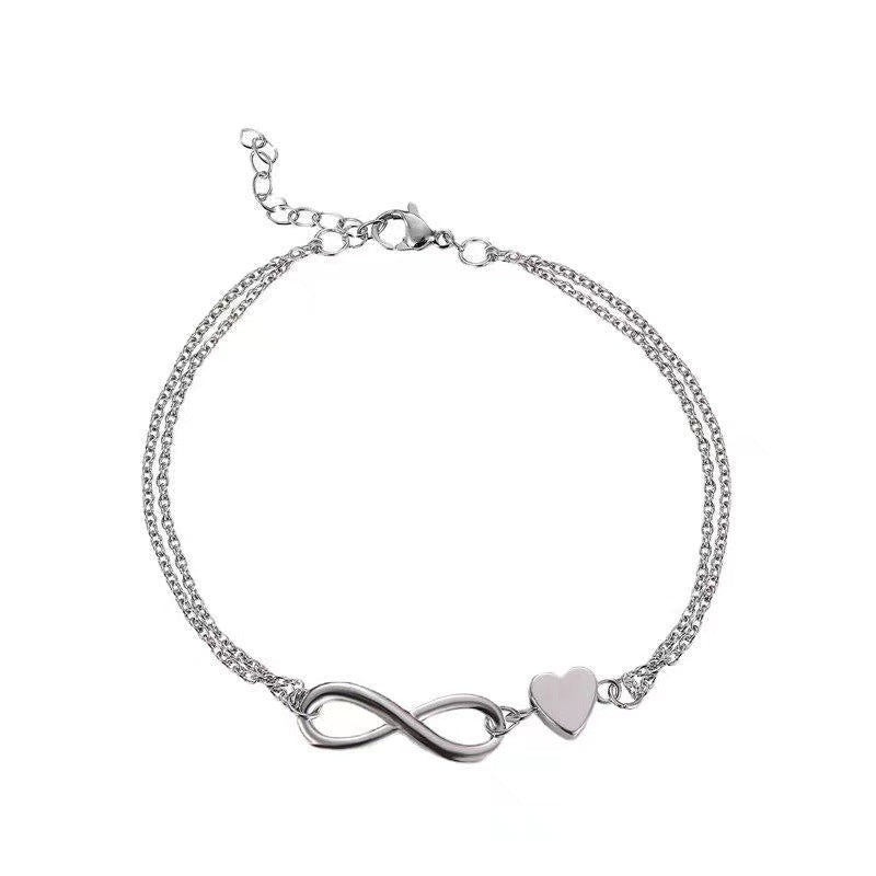 Classic Infinite Symbol Digital Love Combination Bracelets