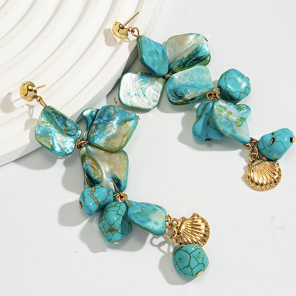 Stylish Beach Summer Starfish Shell Alloy Vintage Necklaces