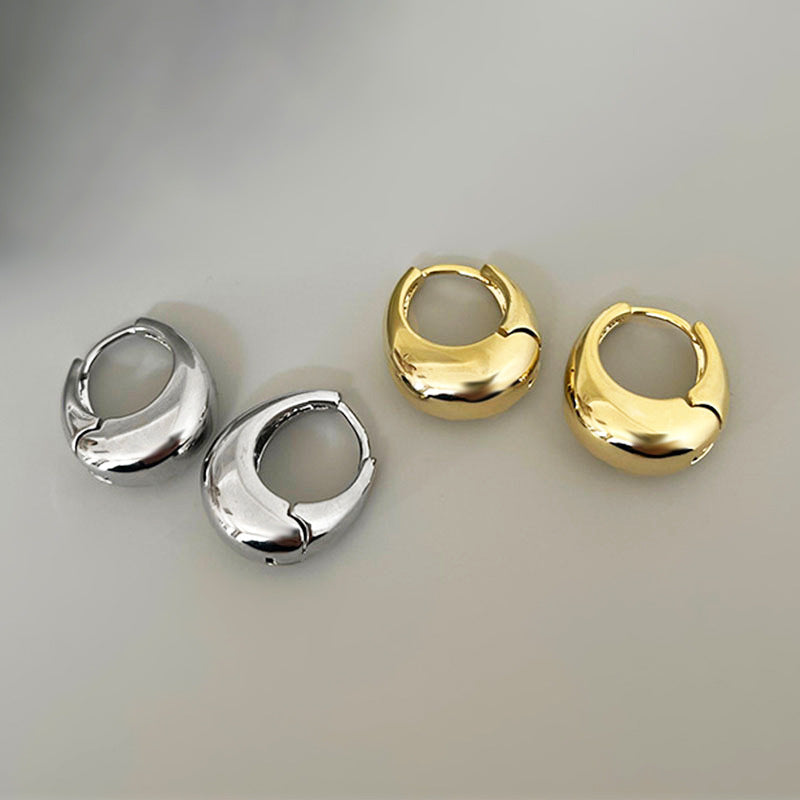 Metal Scenery Surface Fashion Temperament Commute Earrings